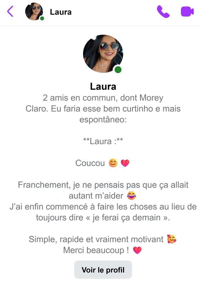 Témoignage de Laura